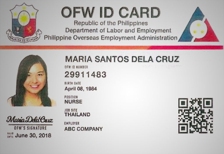 No more OEC, ID for OFWs Is Here | Marlon Cureg